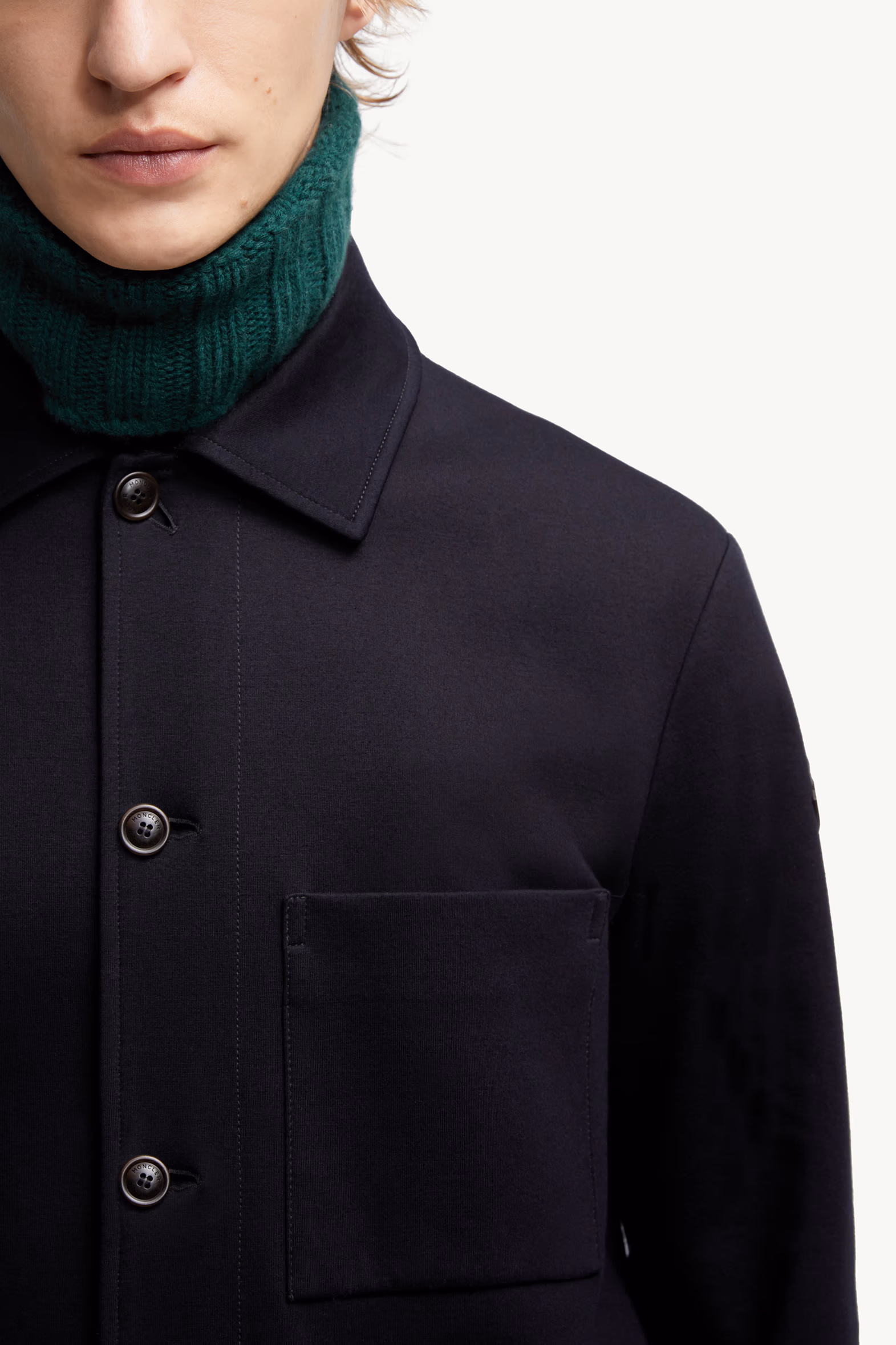 Cabalian Shirt Jacket Men Blue Moncler 6